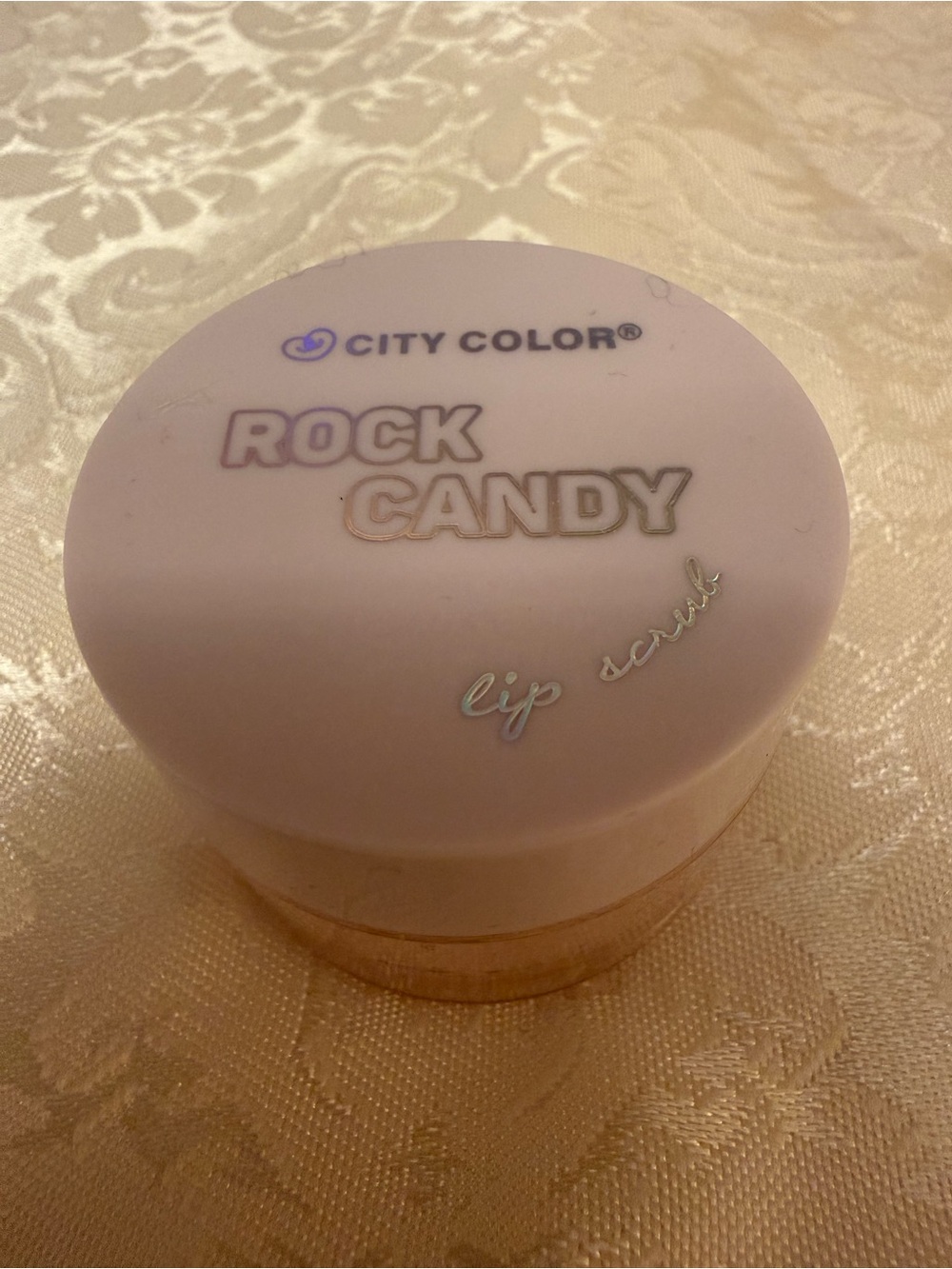 City Color Rock Candy Lip Scrub Grape Purple Cruelty-Free 0.7 oz / 20 g